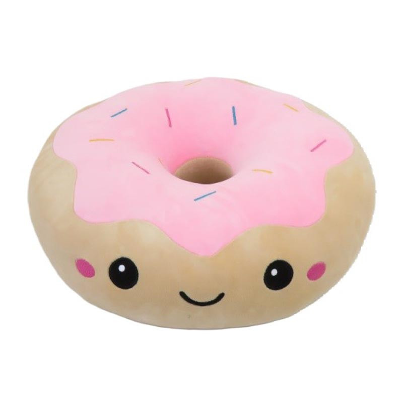 Peluche donut blanc 38cm