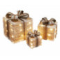 Lot de 3 cadeaux en led naturel