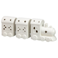 Train ceramic  lumineux