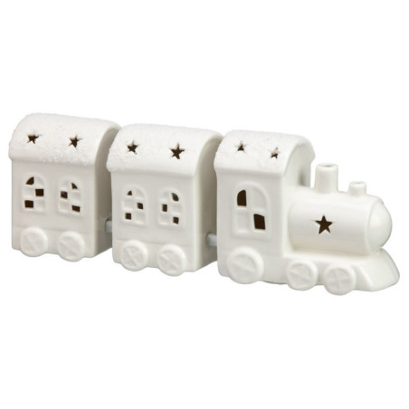 Train ceramic  lumineux