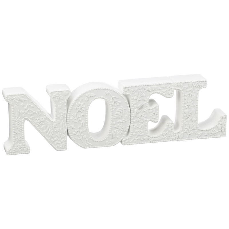 Noel en resine deco a poser 30cm