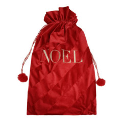 Sac de noel velours rouge noel