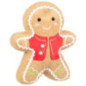 Peluche pain d'epice h27cm