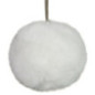 Boule en pom pom blanc