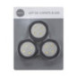 Lot de 3 lumieres led poussoir