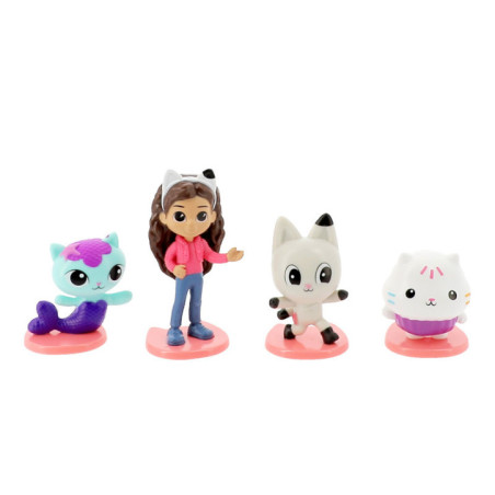 Pack de 4 mini figurines gabby e