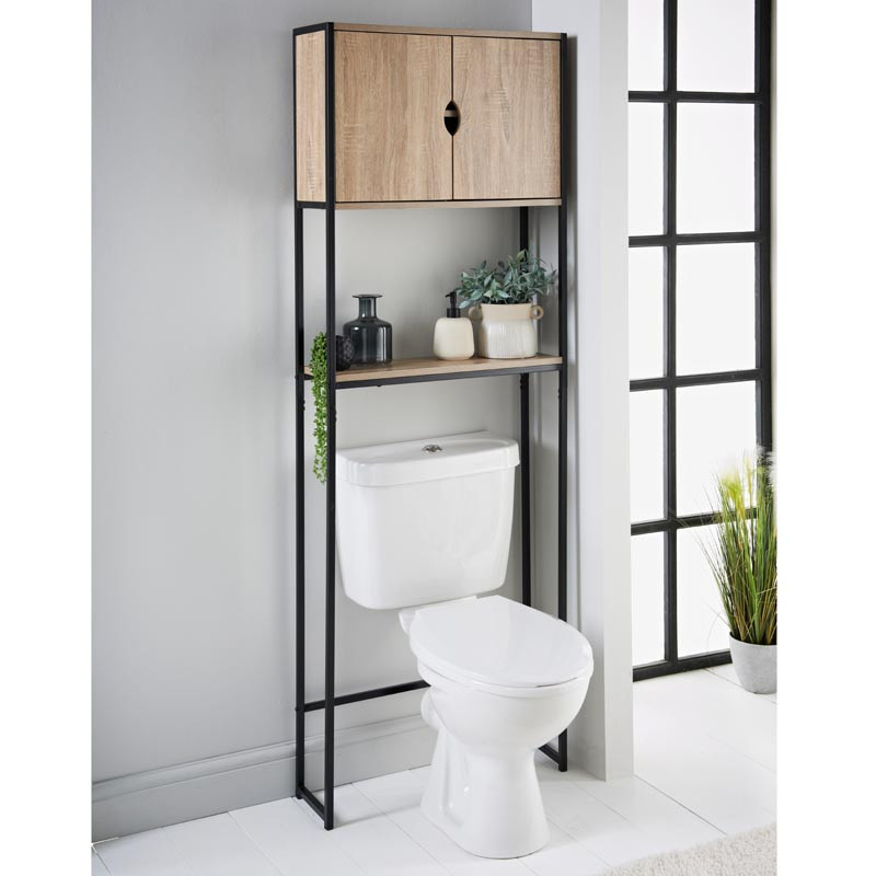 Meuble dessus wc machine a laver