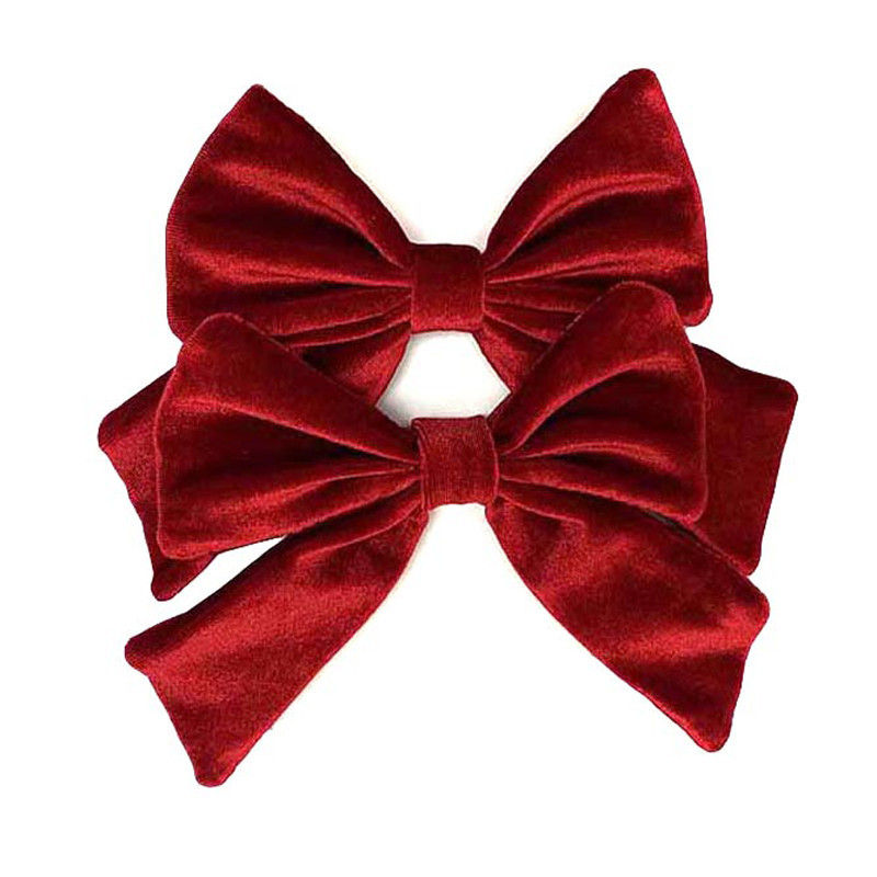 Pack de 2 nAuds en velours rouge