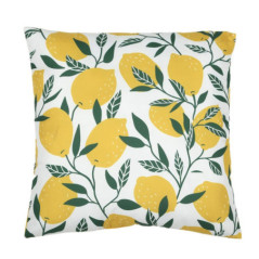 Coussin romy 38x38cm citrons