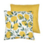 Coussin romy 38x38cm citrons