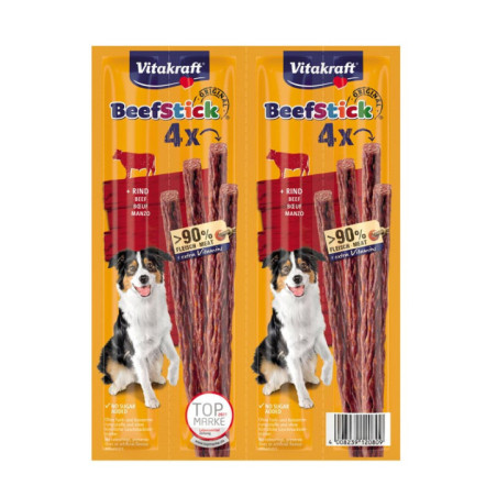 Friandises batonnets de boeuf x4