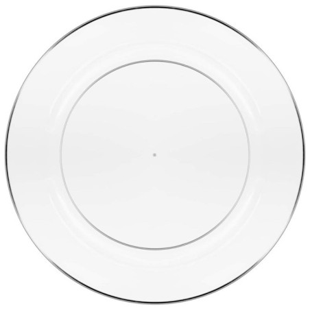 Assiette d23cm x10 plastique reu