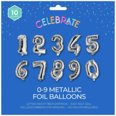 Ballon aluminium 0-9