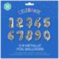 Ballon aluminium 0-9