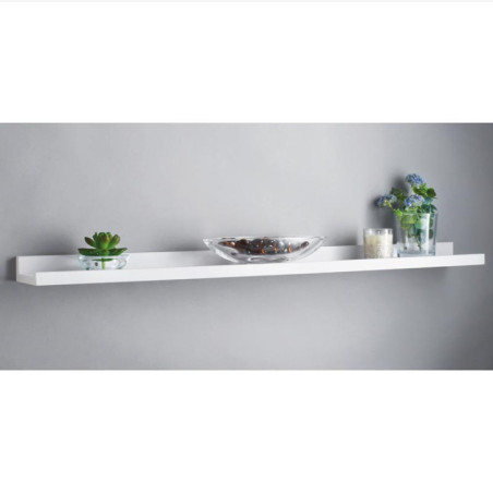 Etagere 80cm etroite blanche