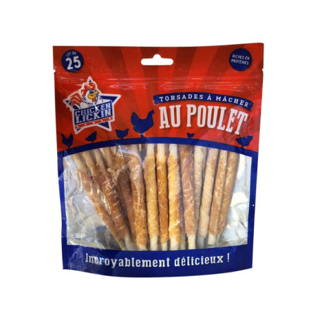 25 rouleaux au poulet 224g