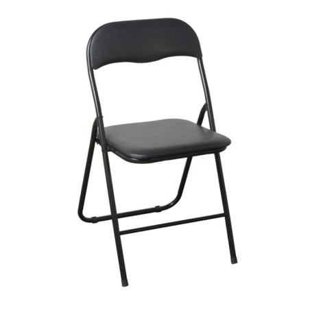 Chaise pliante noir