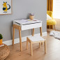 Pupitre a/ rangement+tabouret