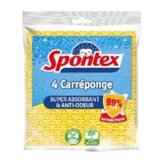 Carreponges x4 anti-bacteries