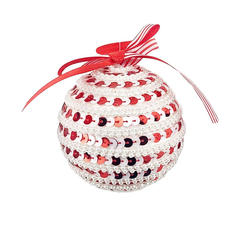 Boule de bonbons pailletes - 8cm