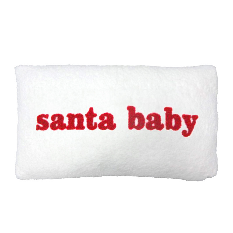 Coussin santa baby 30x50cm