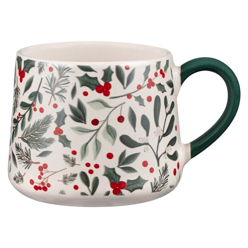 Mug fleuri noel 350ml