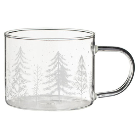 Mug transparent foret nordic noe