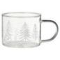 Mug transparent foret nordic