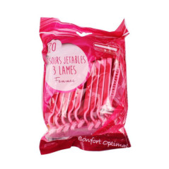 Rasoirs 3 lames x20 femme