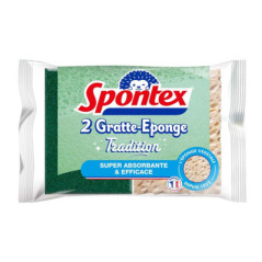 Eponges x2 gratte-eponge