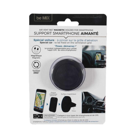 Support smartphone aimante