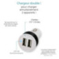 Chargeur double usb 3a