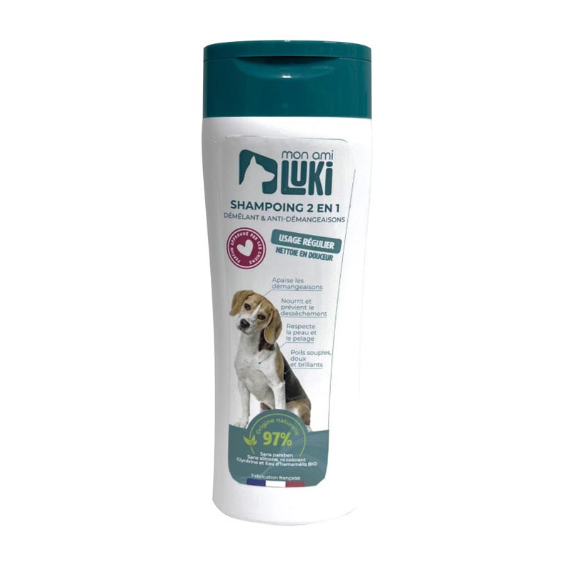 Shampooing 2 en 1 chien