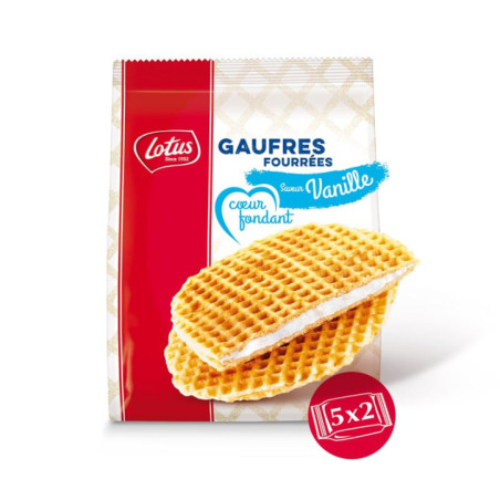 Gaufres fourree vanille 310g