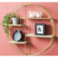 Etagere ronde or d50cm