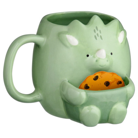 Mug avec poche pour cookie- dino