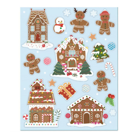 Deco vitre pain epice 38x30cm