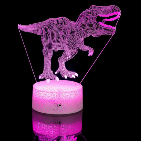 Lampe 3d dino