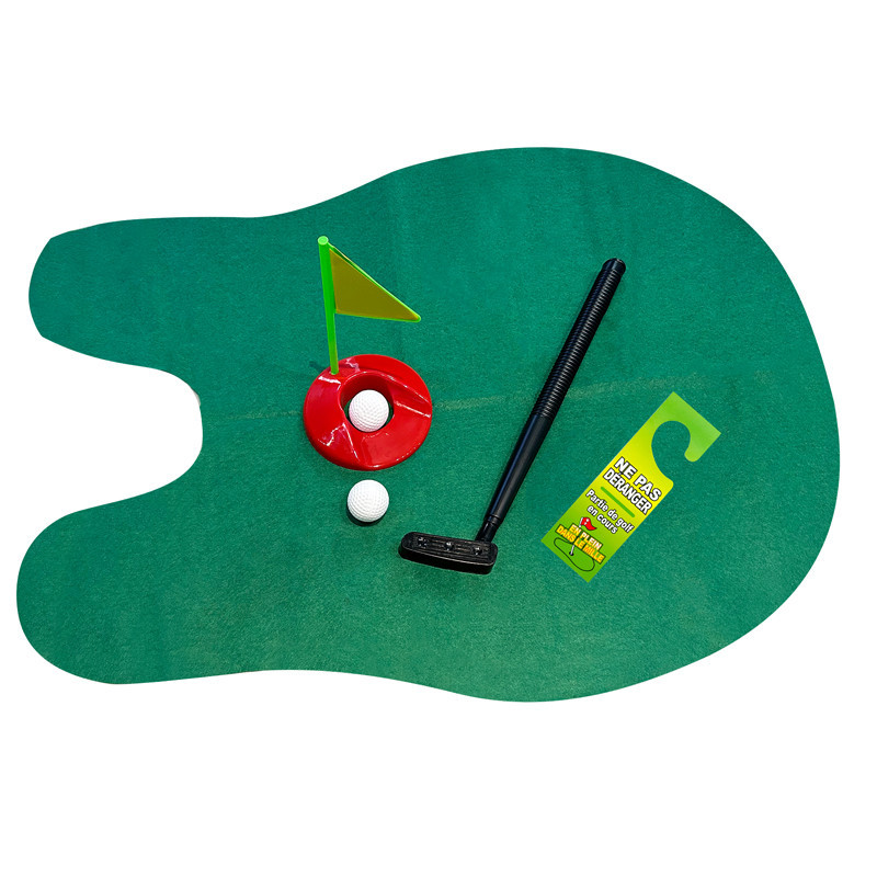 Jeu de golf special toilettes
