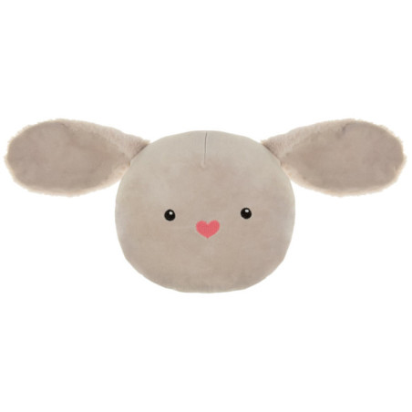 Coussin forme tete de lapin