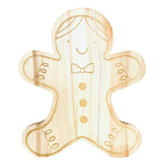 Plateau en bois pain d'epices
