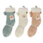 Chaussettes doubl sherpa pastel