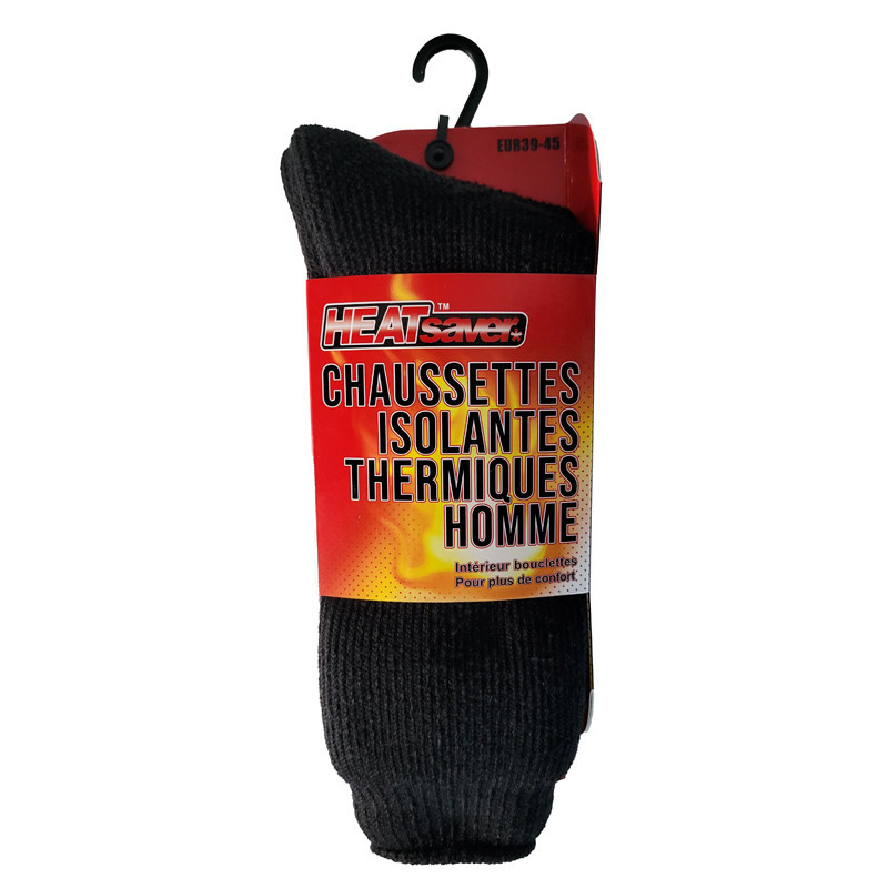 Chaussette thermale homme unie