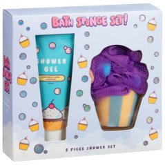 Coffret douche popcorn/cupcake