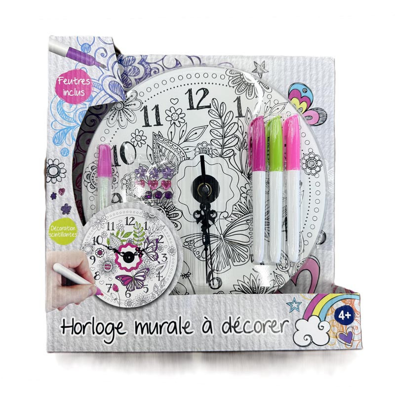 Set horloge a monter et decorer