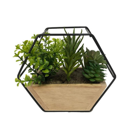 Plante artificielle cadre metal