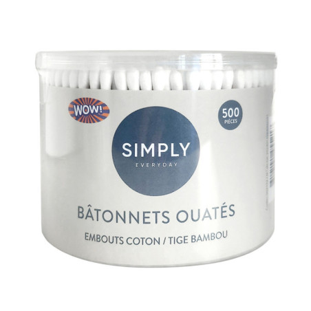 Coton tiges ouates x500