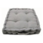 Coussin de sol 40x40x8cm gris cl