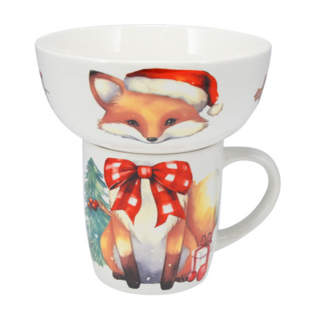 Set de tasses et bols noel