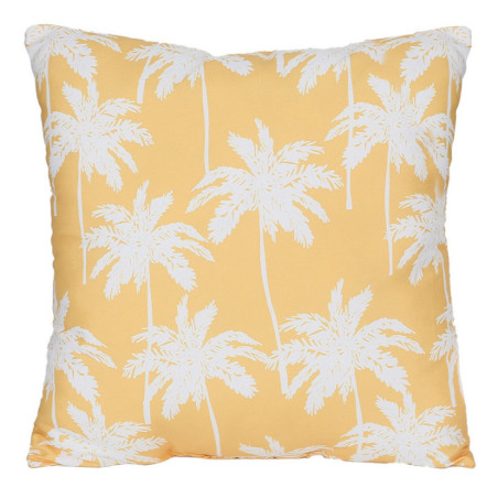 Coussin palm romy 38x38cm jaune